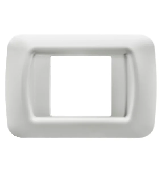 Gewiss GW22502 – Top System frame, 2 modules, technopolymer, glossy Cloud White, System series