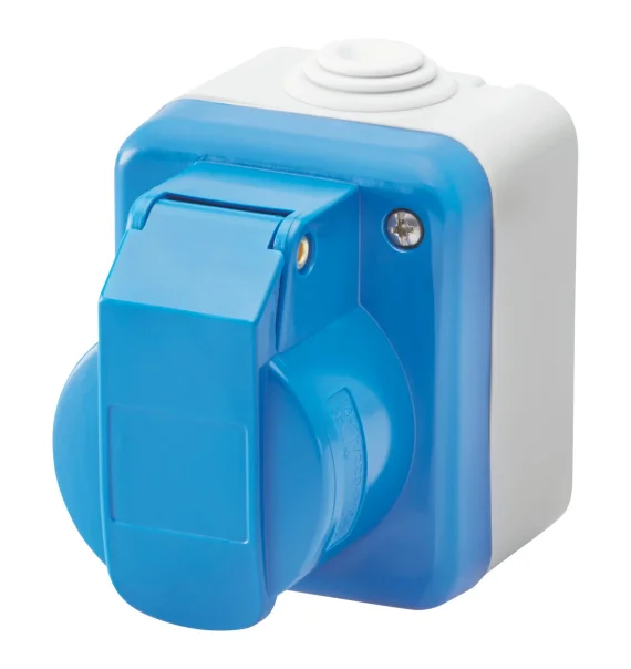 Gewiss 27 COMBI GW26222 – Industrial socket, 2P+E, 230V, 16A, IP44