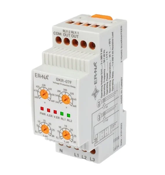 Реле контроля напряжения GKR-07F DIN