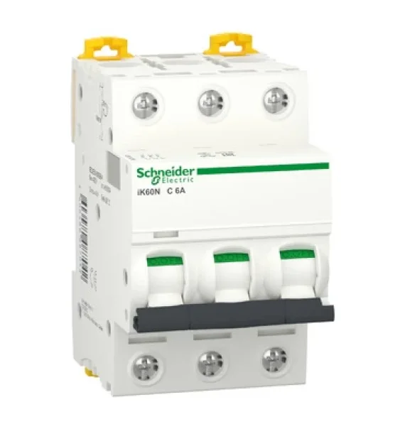 A9K24306 Schneider Electric iK60N Miniatür Avtomat – 3P, 6A, C əyri