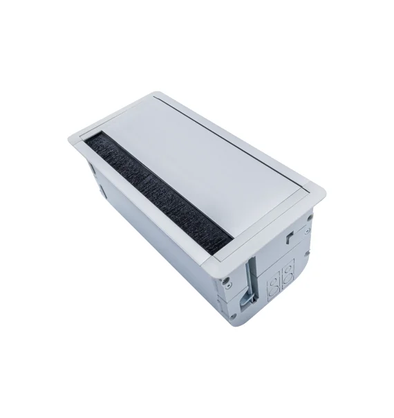 Legrand 3212-01 – напольная коробка металлик 12 модулей