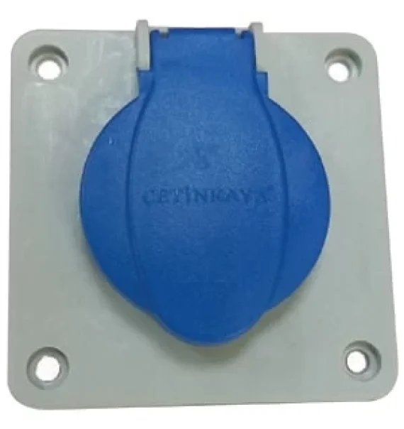 Çetinkaya Three Phase Socket – Blue