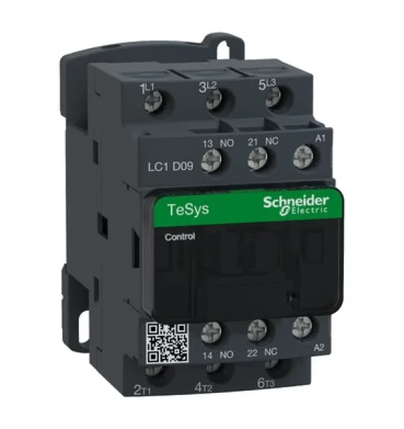 LC1D09F7 Schneider Electric TeSys D Kontaktor – 3P (3NO), AC-3, 9A, 440V, 110V AC Bobin