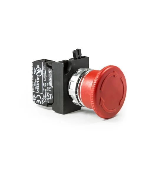 Gold CM Series Metal 1NC Emergency Stop 40 mm Turning Red 22 mm Bouton — CM200E