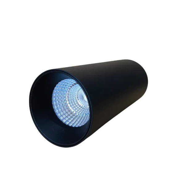 Delux TROYA 39B spot light 12W (D60×W150 mm, black, 4000K)
