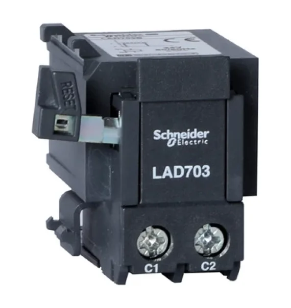 Schneider Electric TeSys Deca LAD703F – Thermal Overload Protection Relay – Remote Electric Stop – 110 V DC/AC