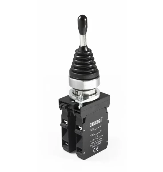 Emas CM Series Metal 2NO+2NO Joystick Fixed 4 Position 22mm — CM707DJ40