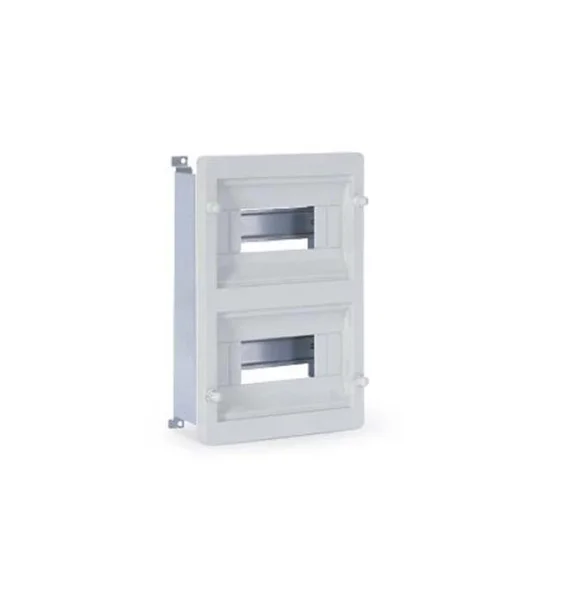 MD9171 Modular type ABS panel, 250×350×150 mm, gray color, interior mounting kit (for 8×2 automatic), Halogen Free
