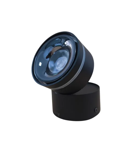 Delux TROYA 20B spot light 12W (85×90 mm, black+gun black, 6500K)