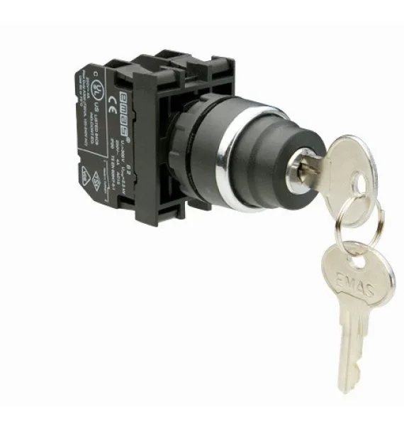 Gold B Series Plastic Trigger Bouton 1NO+1NC (II-0-I) 60° Only Rotating 22 mm — B102AA31