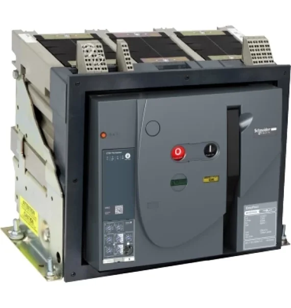 MVS16H3MF5L Schneider Electric EP MVS CB 1600A, 65кА, 3P, фиксированный ручной автоматический выключатель MF ET5