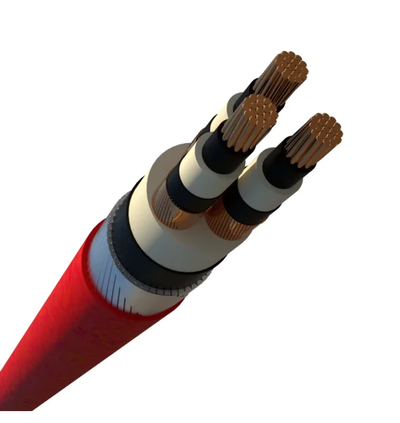 Nexans Armored Cable CU/XLPE/CTS/LSZH/SWA/LSZH – 3x95 mm², 6.35/11 kV
