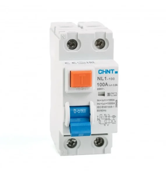 Chint Nl1 100 S 2P 100A 300Ma 10Ka Ac Type Selective Differential Acar