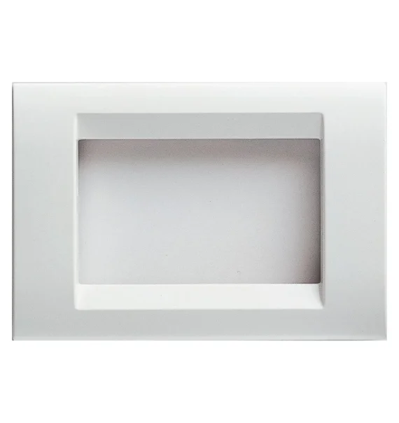 Gewiss PLAYBUS GW32023 – 3 modullu çərçivə, texnopolimer, parlaq, Cloud White