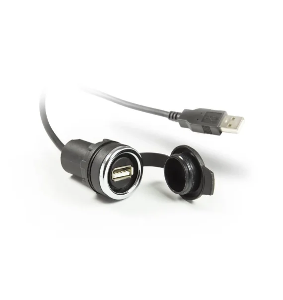Emas B Series Plastic 22 mm USB Connector with 1.5 mt Cable — BUSB