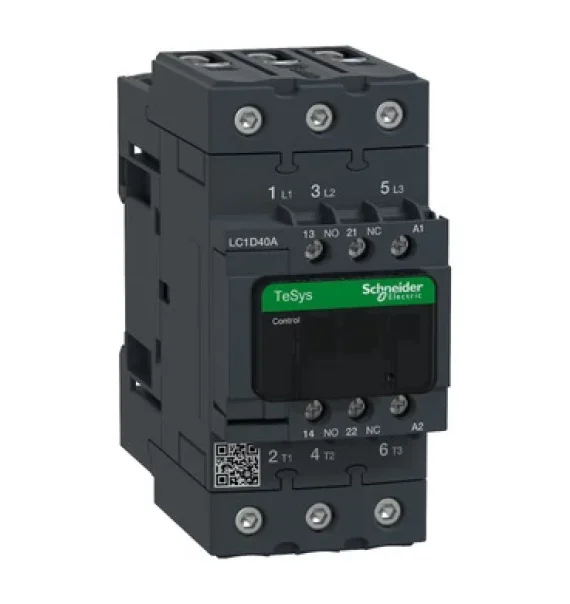 LC1D40AM7 Schneider Electric TeSys D Contactor – 3P (3 NA) – AC-3 – <= 440 V 40 A – 220 V AC 50/60 Hz Coil