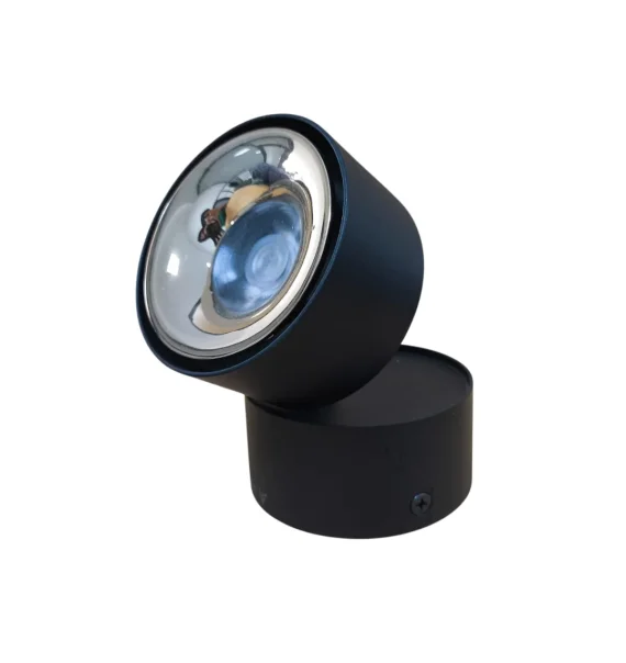 Delux TROYA 19B spot light 12W (85×90 mm, black+French gold, 6500K)