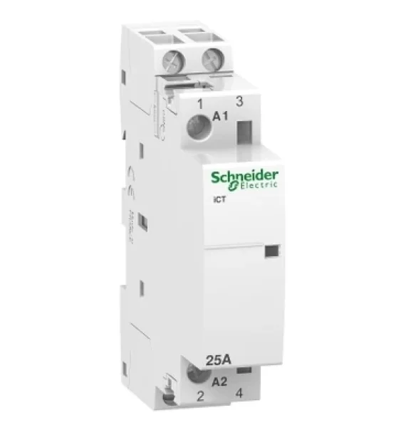 Контактор Schneider Electric iCT — 25 А, 2 НО, 230–240 В, 50 Гц (A9C20732)