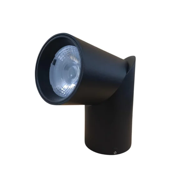 Delux TROYA 25B spot light 12W (75×210 mm, black, 6500K)