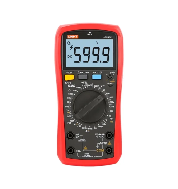 Цифровой мультиметр UNI-T UT890C+ (функция True RMS и NCV)