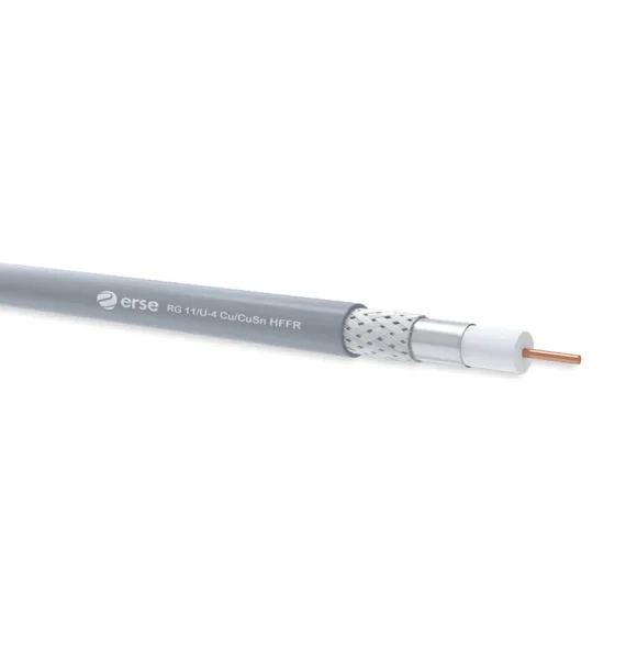 Erse RG 11/U-4 Cu/CuSn HFFR Coaxial Cable