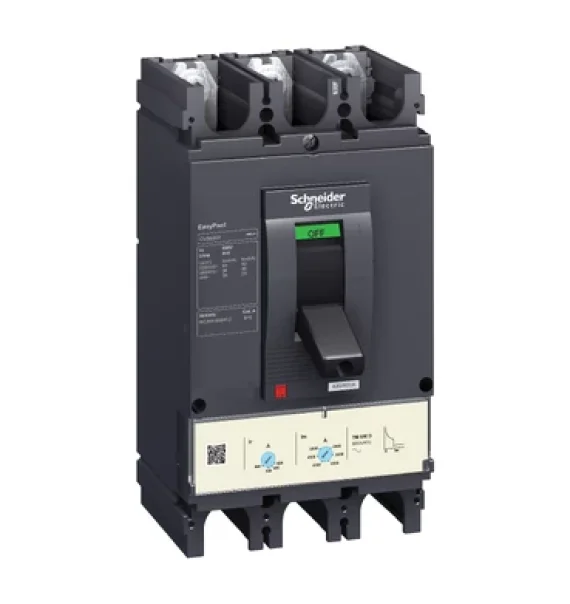 LV563306 Schneider Electric EasyPact CVS630F circuit breaker, with TM-D 600A trip unit, 3 pole, 36kA, 415V