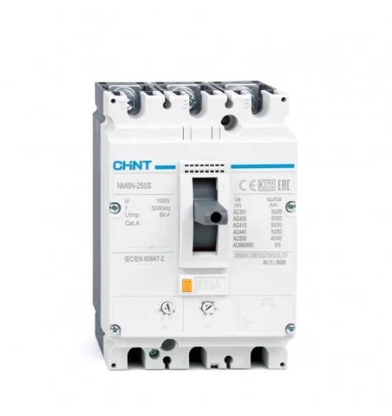 Chint Nm8N 250S Automatic Switch 3P 125A 50Ka Tm Type Adjustable Thermomagnetic Switch R