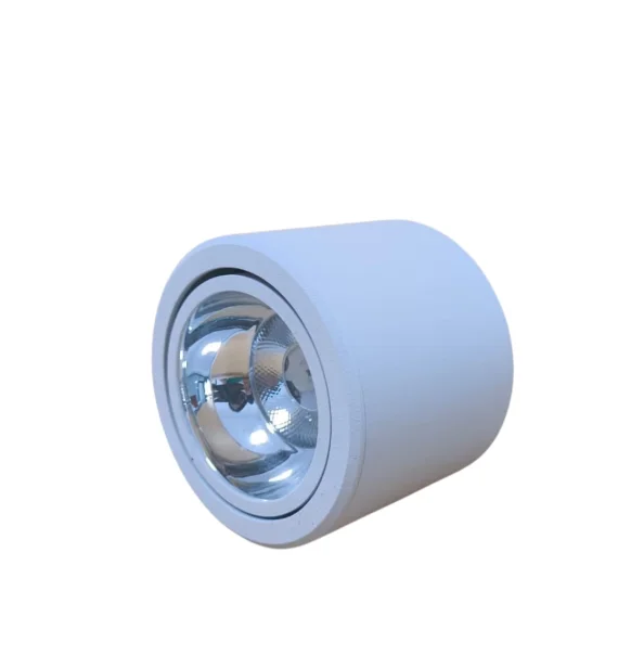 Delux TROYA 14W spot light 7W (70×65 mm, white+chrome, 6500K)