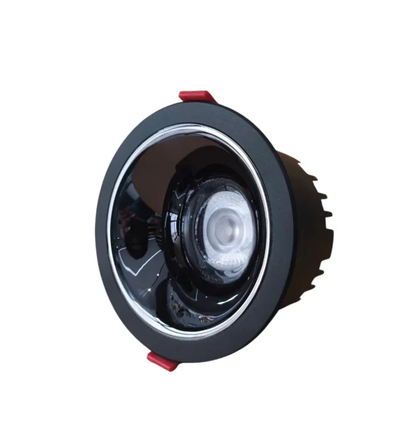 Delux ROMA 32B spot light (128 mm, black + gun black, 20W 4000K)