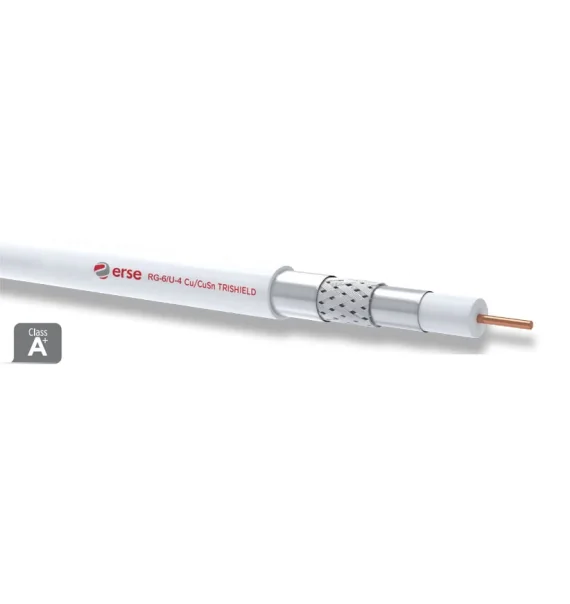 Сменный коаксиальный кабель TRISHIELD RG 6/U-4 Cu/CuSn
