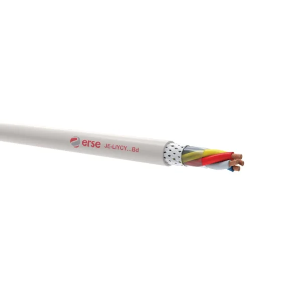 Erse JE-LIYCY...Bd Signal and Control Cable (Screened, EMC Shielded, Flame Retardant, Halogen-Free)