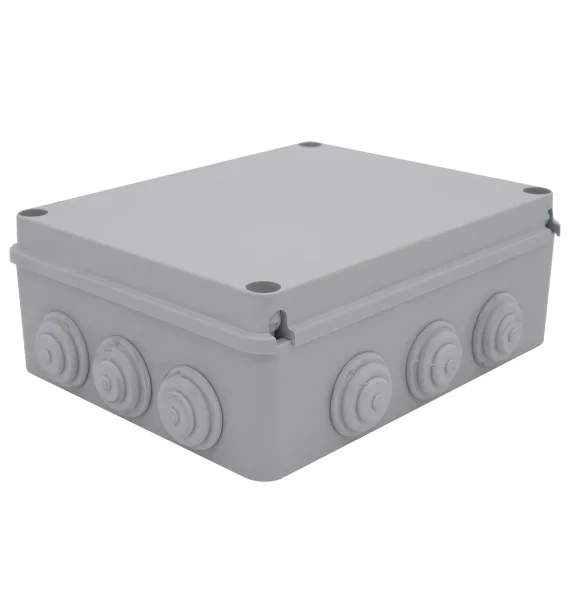 Çetinkaya WP 1053 250×200×90 Surface Mounted Opaque ABS Junction Box with Stopper – IP44