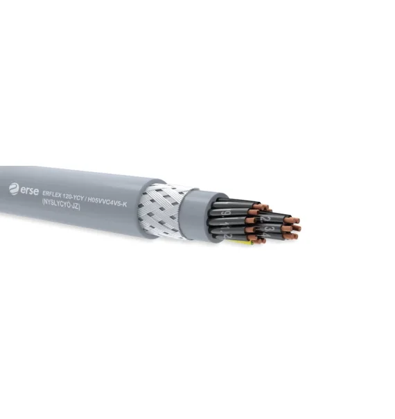 Erse ERFLEX 120-YCY / H05VVC4V5-K (NYSLYCYö) Shielded Control Cable