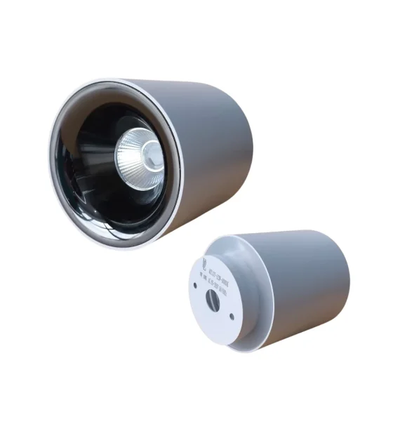 Delux TROYA 38WGB spot light 12W (white+gun black, 4000K)