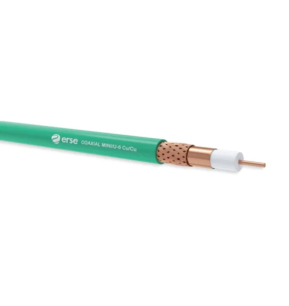 Erse COAXIAL MINI/U-6 Cu/Cu HFFR Coaxial Cable