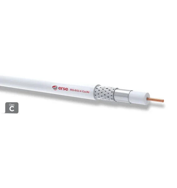 Erse RG 6/U-4 Cu/Al Coaxial Cable