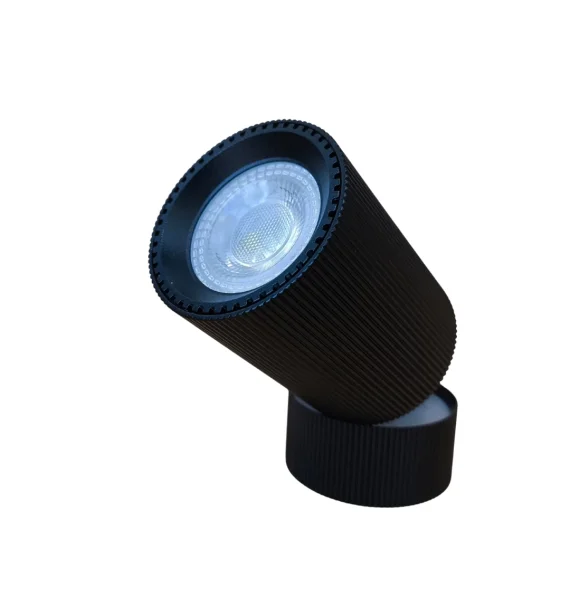 Delux TROYA 35B GU10 spot light (D60×W115 mm, black, 4000K)