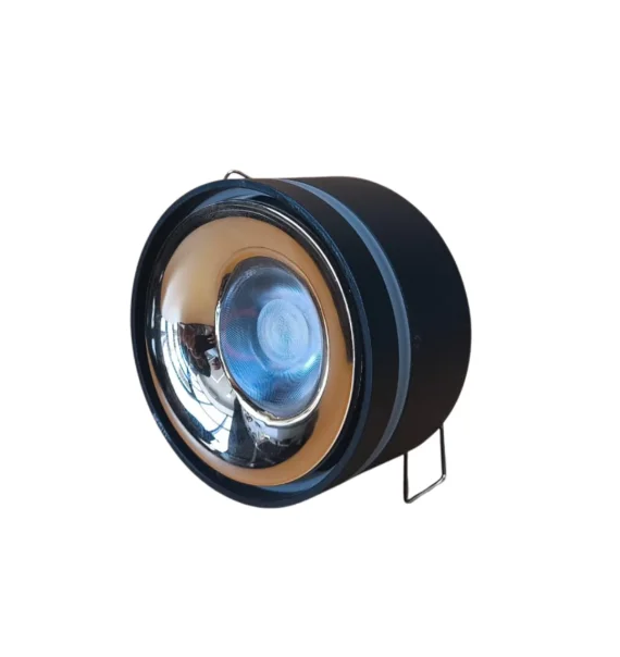 Delux ROMA 34B spot light 12W (85×45 mm, black+French gold, 6500K)