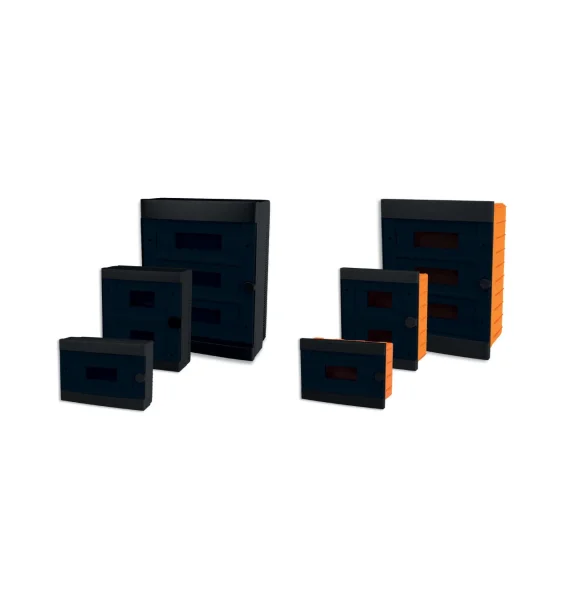 ARS IP40 Flush Mount Fuse Boxes – White/Black
