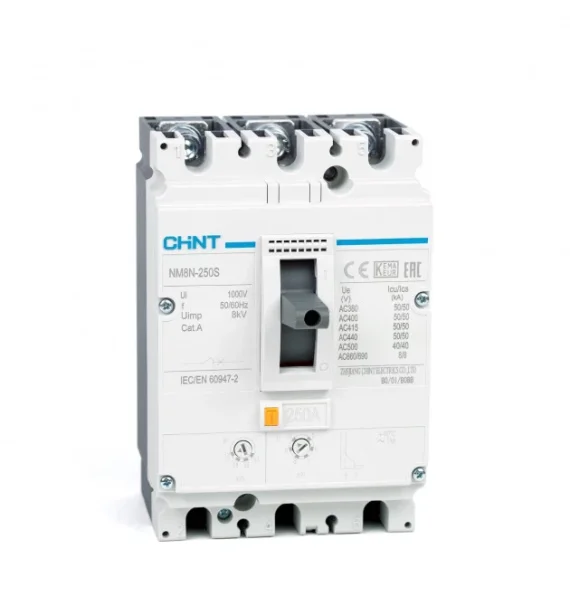 Chint Nm8N 250S Automatic Switch 3P 250A 50Ka Tm Type Adjustable Thermomagnetic Switch R