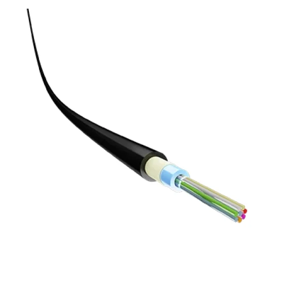 (OKF-T) Central module, dielectric construction, hydrophobic gel-filled, PE-sheathed optical fiber cable