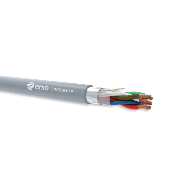 Erse LIH(St)H-TP Signal and Control Cable (Halogen-Free, Foil Shielded, Twisted Pair, Flame Retardant)