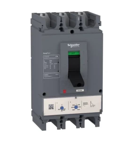 LV540305 Schneider Electric EasyPact CVS400F circuit breaker, with TM-D 320A trip block, 3 pole, 36kA, 415V
