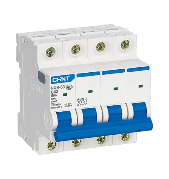 Chint Nxb 63 Automatic Acar 4P 40A 6Ka Xarakteristika C