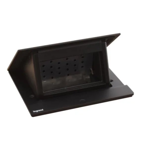 Legrand 654802 Incara – 4-module black Floor Box
