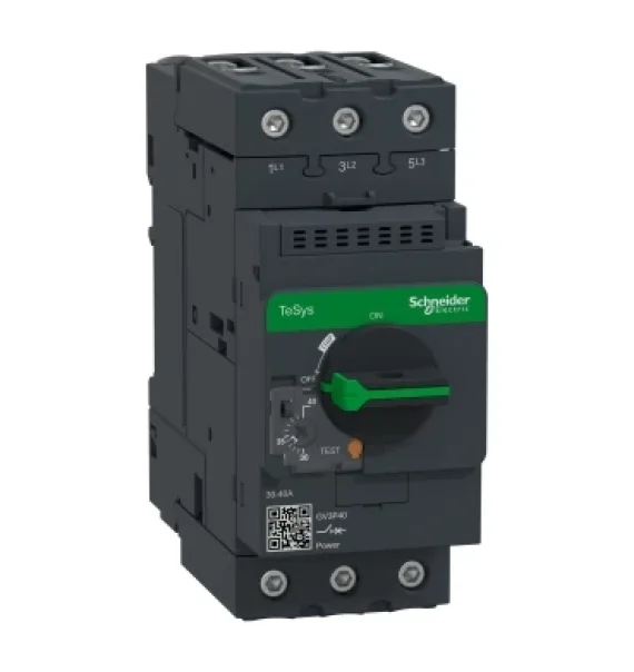GV3P40 Schneider Electric TeSys GV3 Motor Protection Circuit Breaker – Thermal-Magnetic – 30…40 A – EverLink Terminals