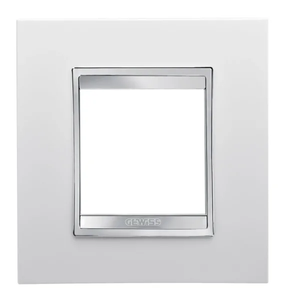 Gewiss CHORUSMART LUX Decorative Frame - 2 Modules - Black (Black) - Technopolymer