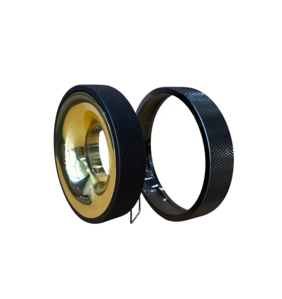 Delux PUMA 06 spot light (98×25 mm, different colors: gold, black)