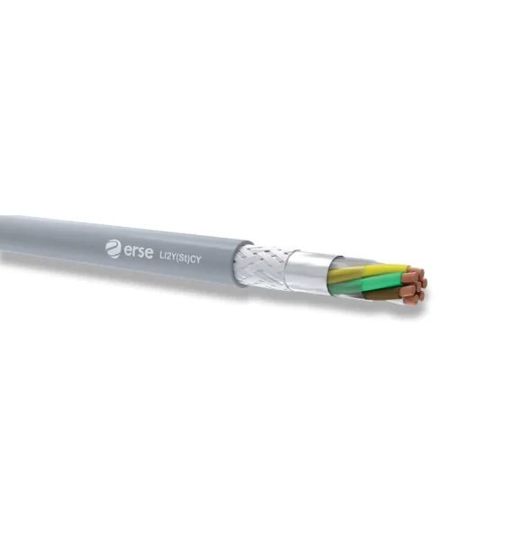 Erse LI2Y(St)CY Shielded Signal and Control Cable (Foil + Copper Braid Shielded)