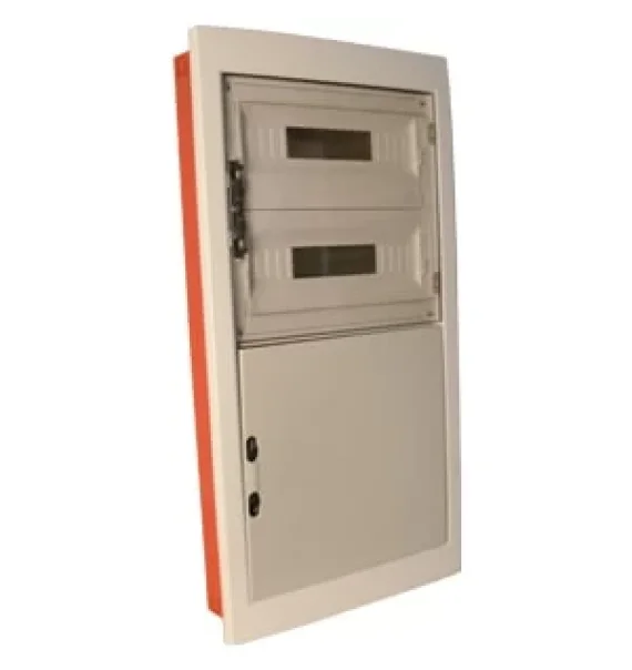 Çetinkaya ÇP 12972-M1 440×855×95 mm ABS Suvaq Altı Metal Gövdəli 72-lı (18×4) Opaq Qapaqlı Sığorta Qutusu